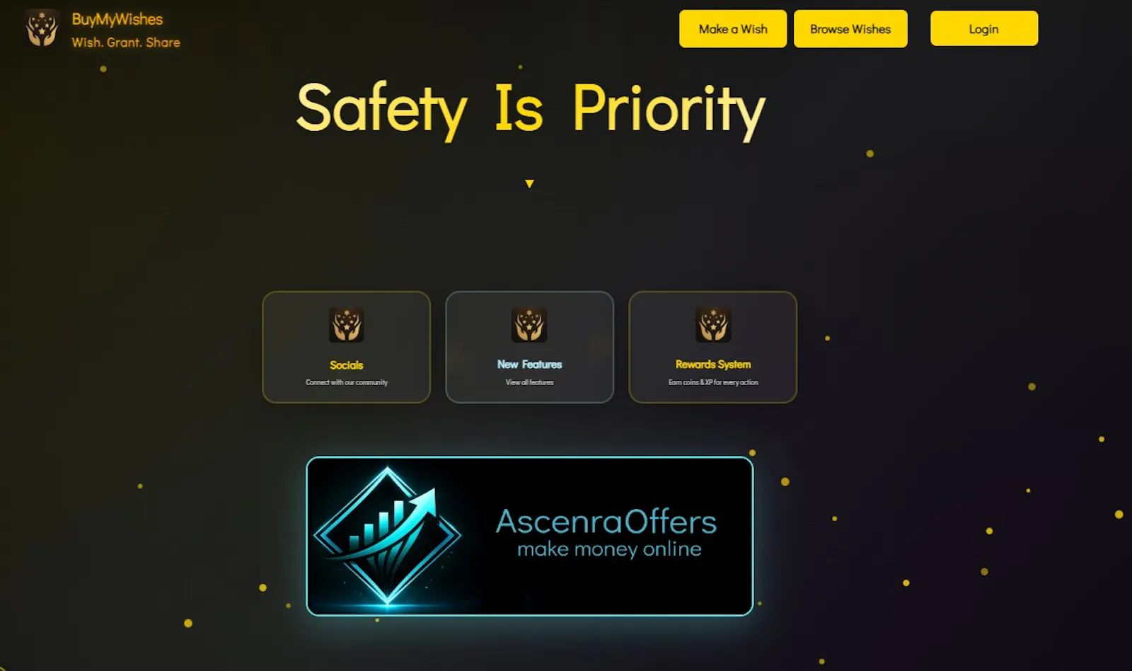 BuyMyWishes screenshot 1