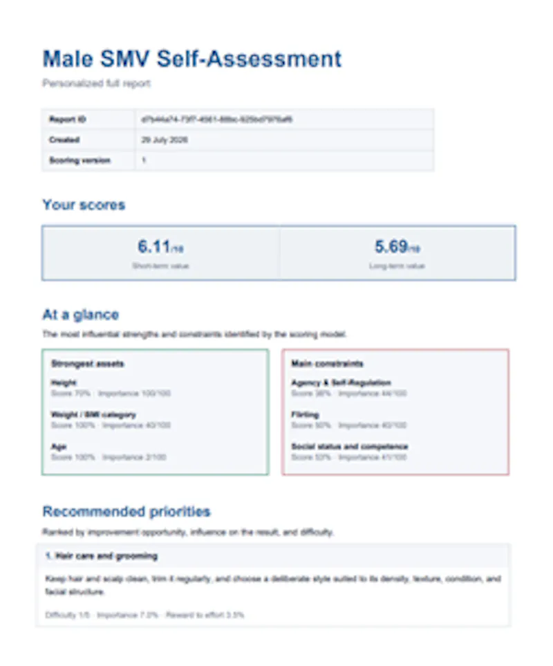 Sexual Market Value (SMV) Quiz screenshot 4