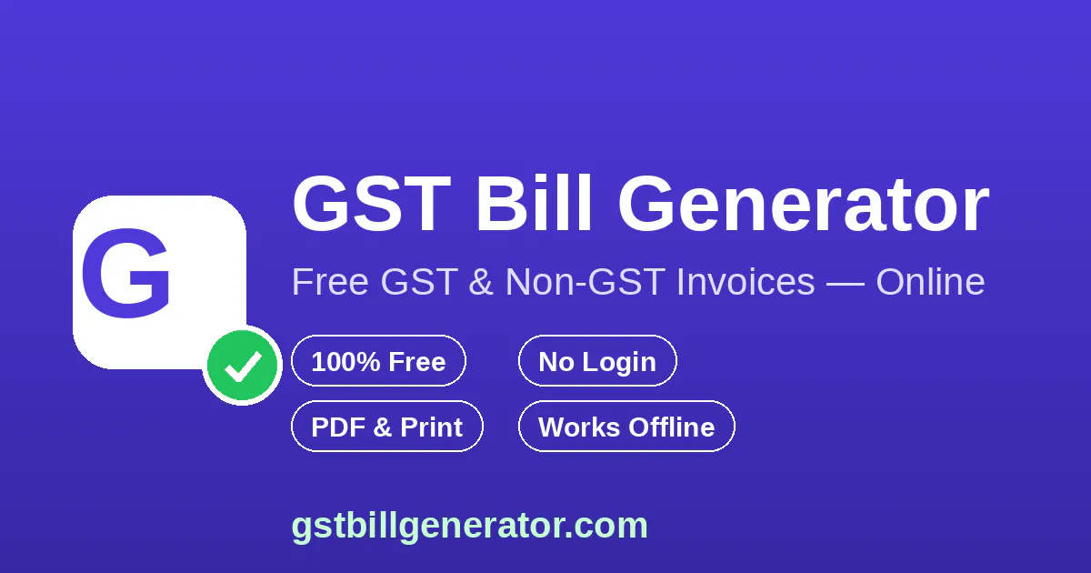 GST Bill Generator gallery image