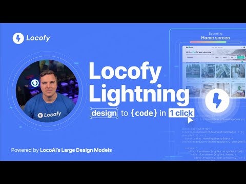 startuptile Locofy Lightning-Figma Design to Code in 1-click with Large Design Models