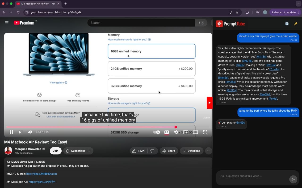 PromptTube media 1