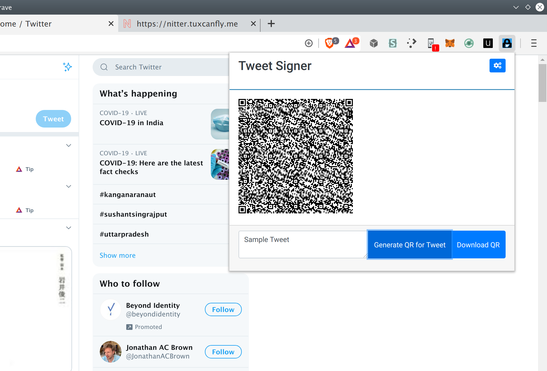 Tweet Signer ✌️ gallery image