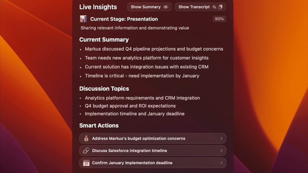 Convo: Real-Time AI Meeting Assistant for Enhanced Productivity