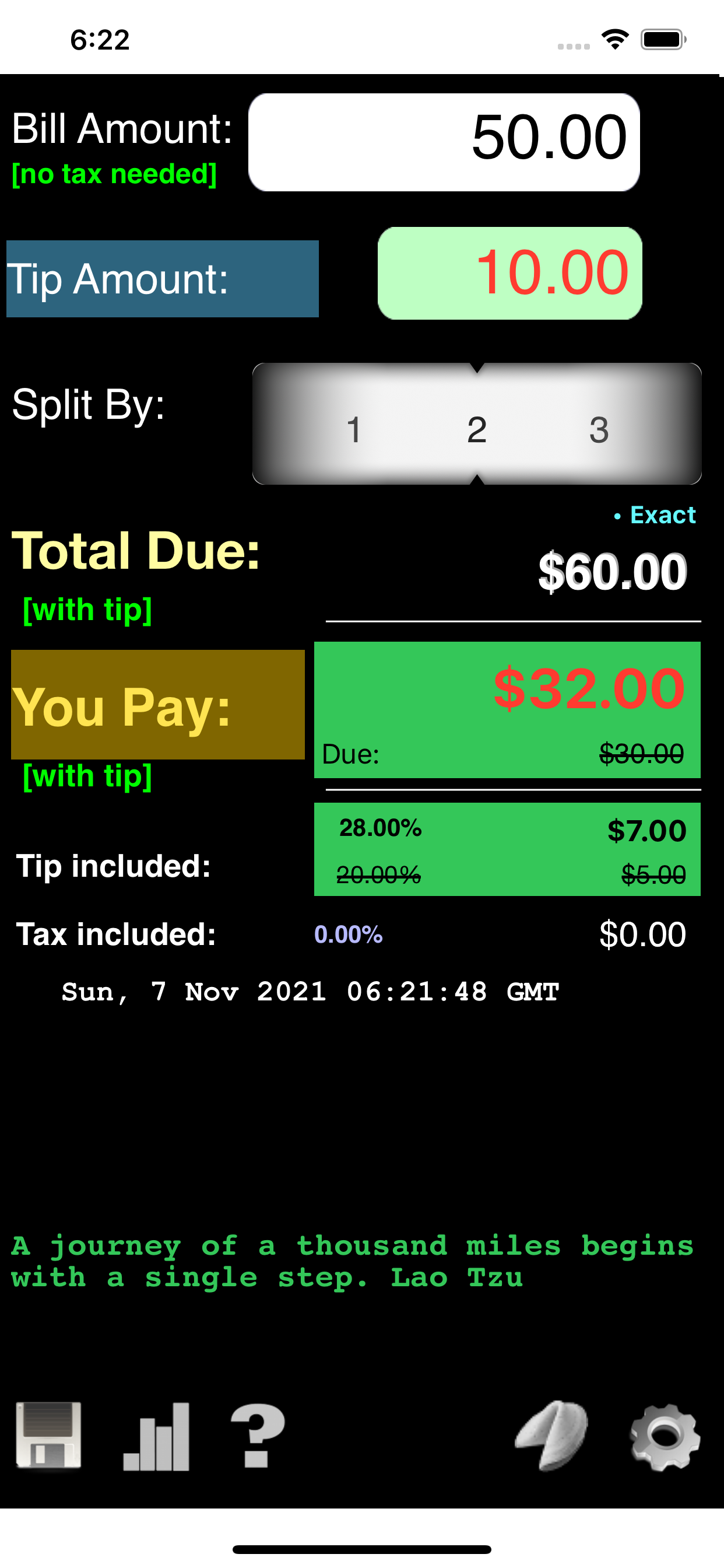 Tip Calculator and Bill Report gallery image
