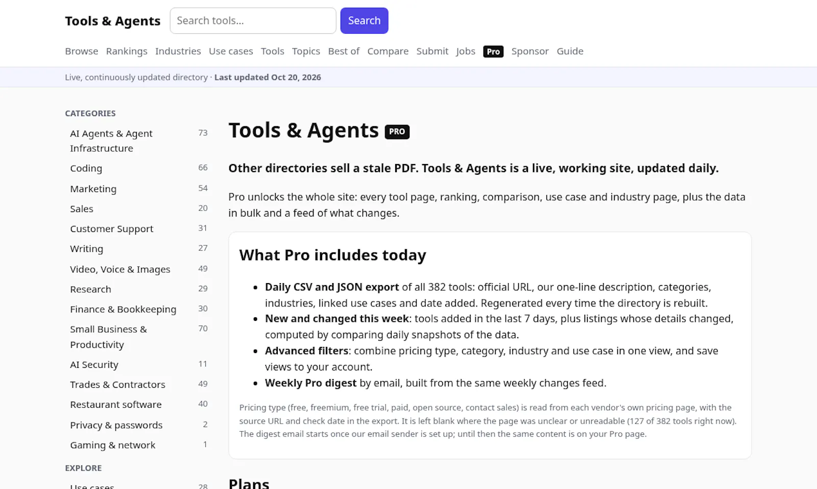 Tools & Agents screenshot 2