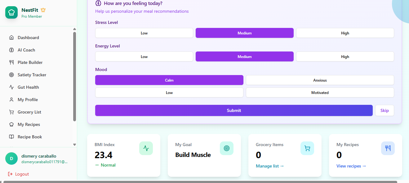 NestFit App - Screenshot 5 showing product features and functionality