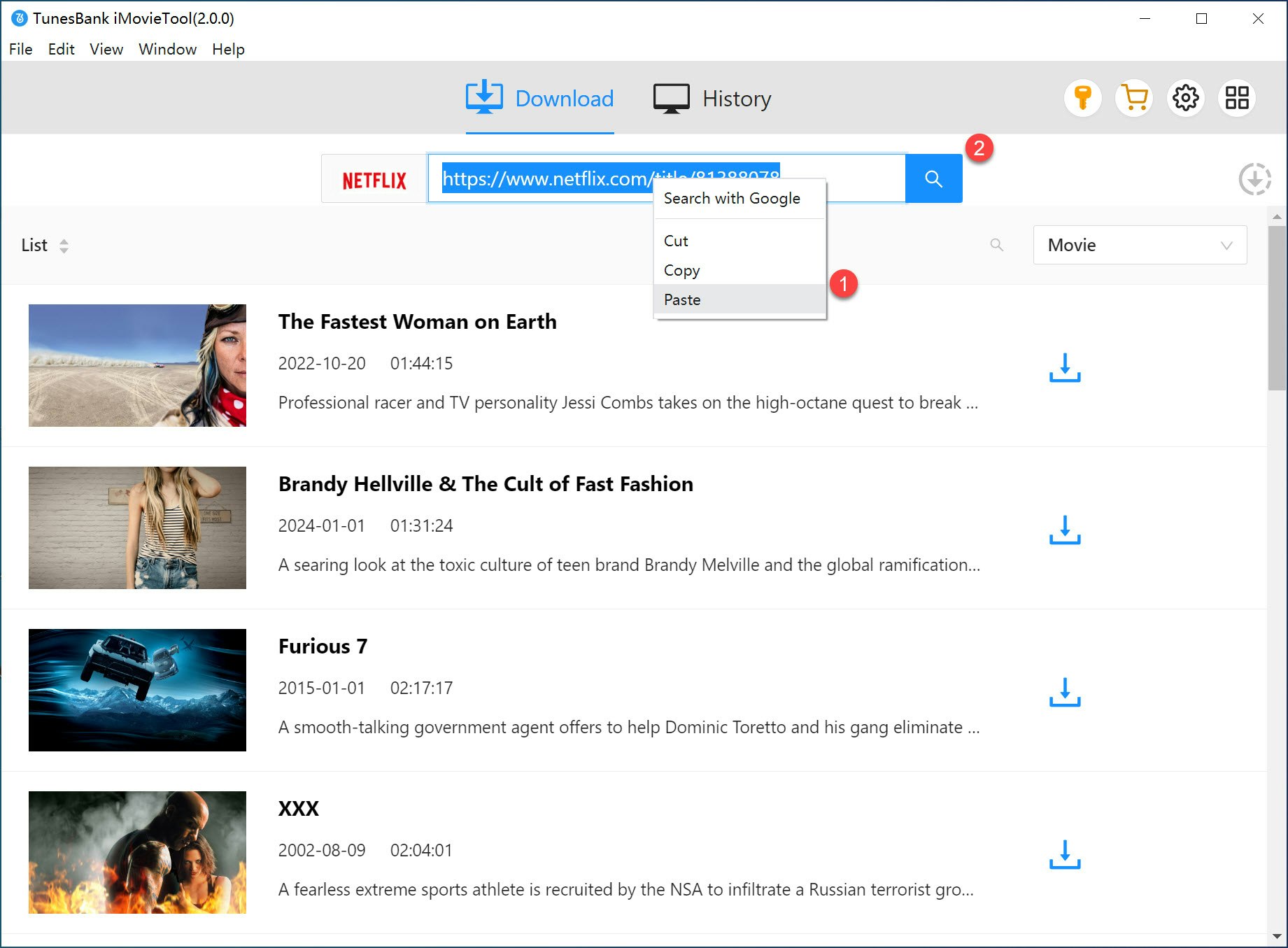 iMovieTool Video Downloader media 8