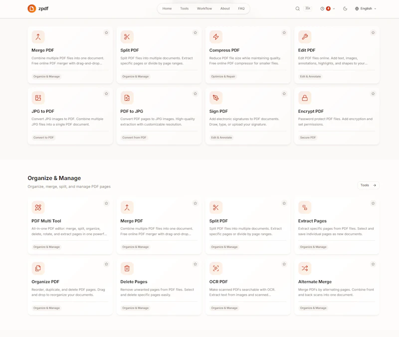 zPDF 118 Tools & PDF Workflow Automation screenshot 3