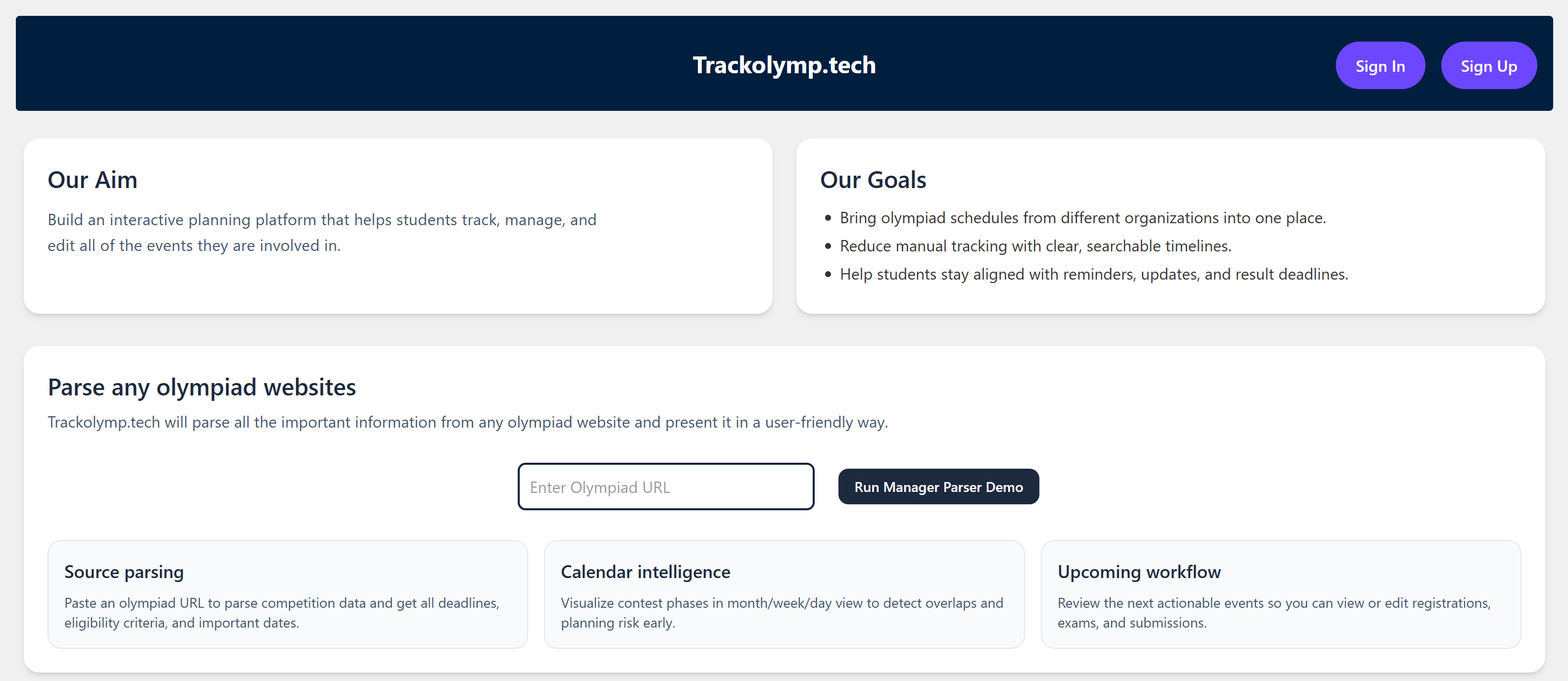 Olympiad Tracker gallery image