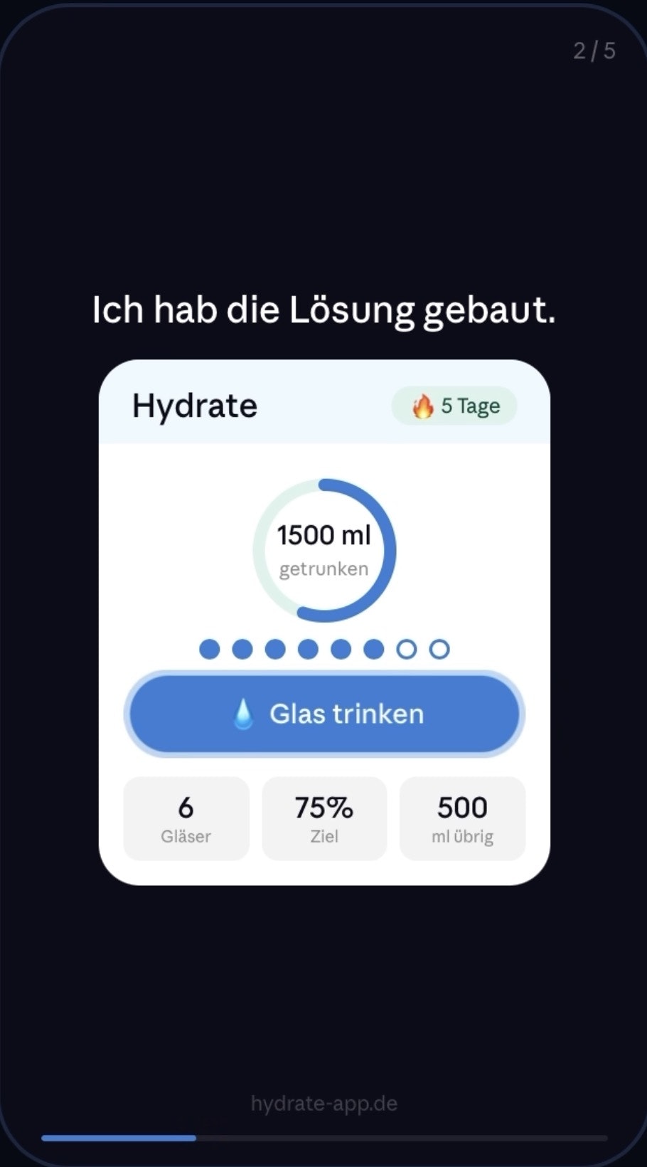 Hydrate App gallery image