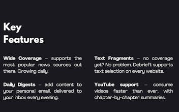 Debrieft gallery image