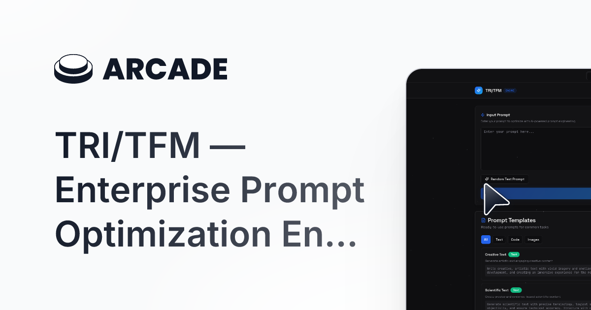 TRI/TFM — Prompt Optimization Engine gallery image