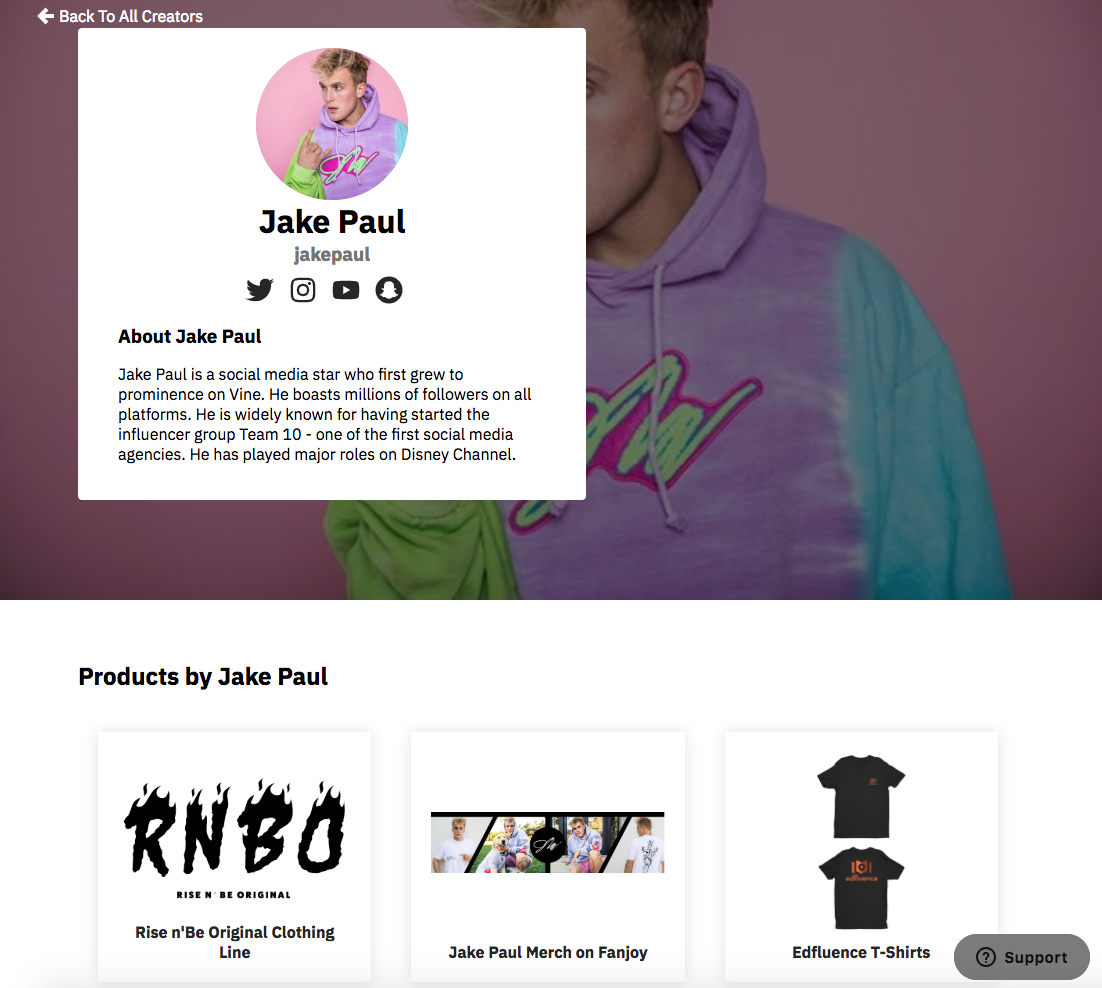 Influencer Product Directory by Demeanor.co gallery image