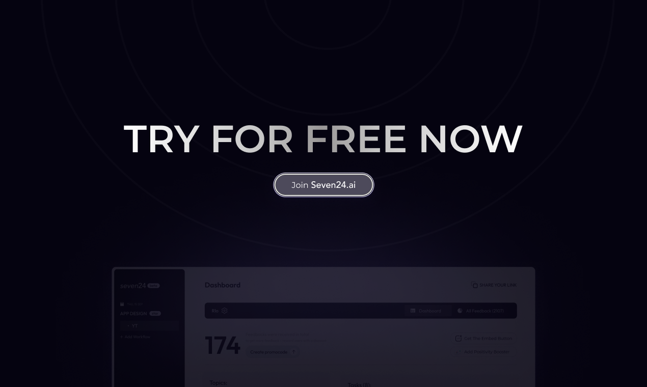 Seven24.ai - Захватить обратную связь и превратить ее в задачи медиа 4