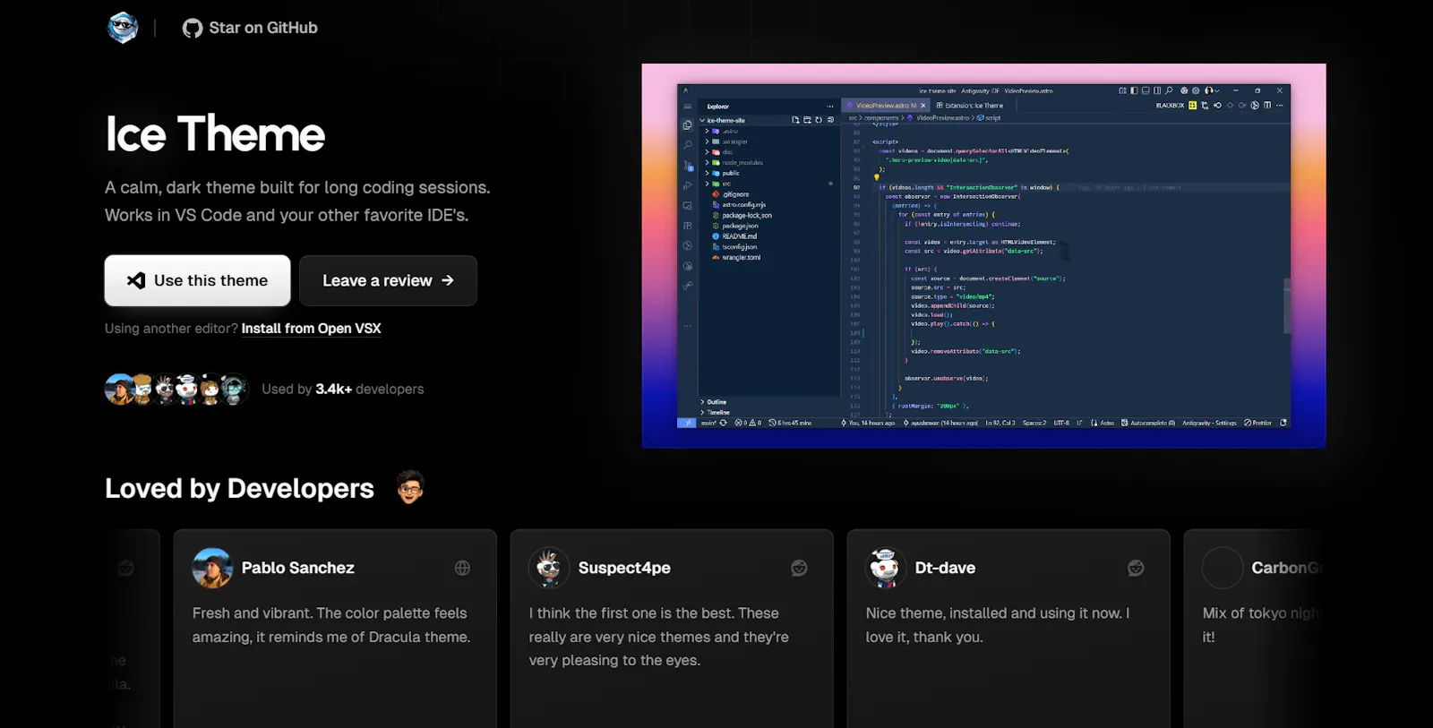 Ice Theme screenshot 4