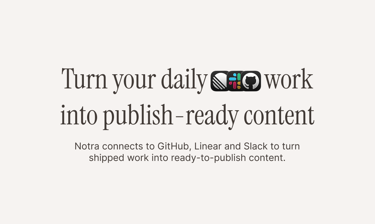 Notra - Main product screenshot demonstrating key features and user interface