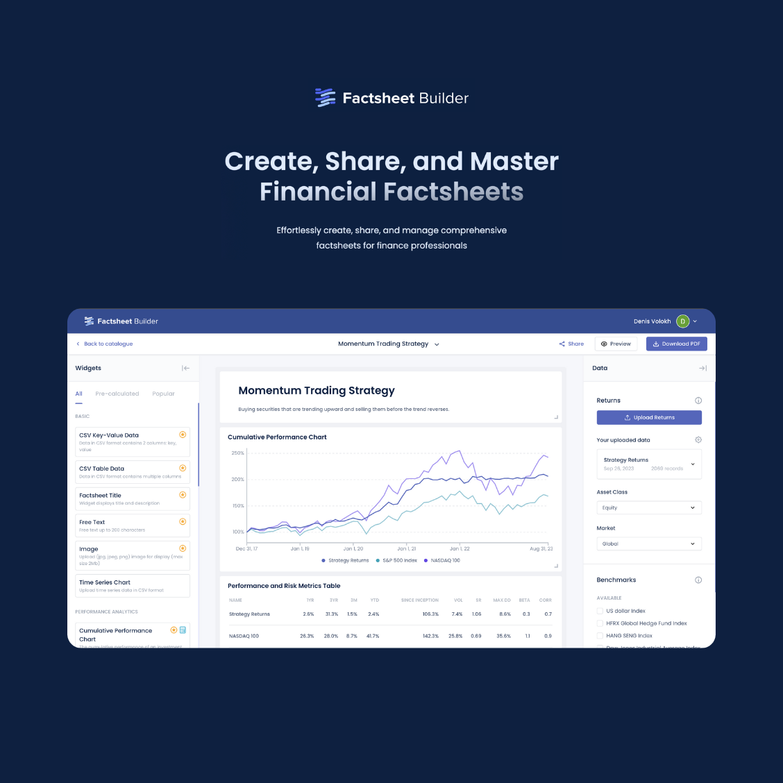 FactBox.ai | Factsheet Builder