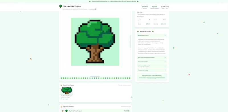 The Pixel Tree Project screenshot 1