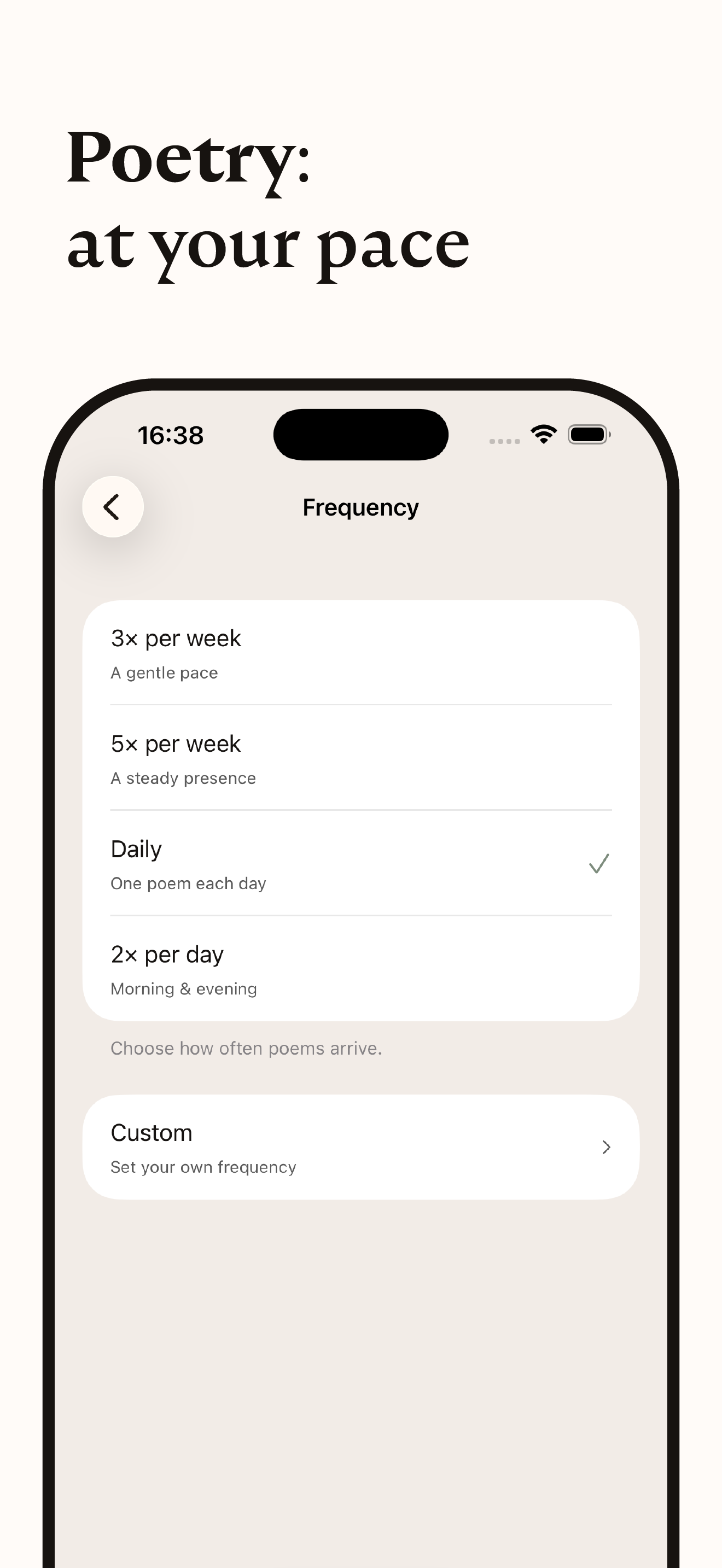Sometimes: A Poem Arrives gallery image