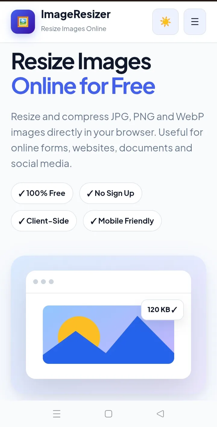 ImageResizer — Resize & Compress Images  gallery image