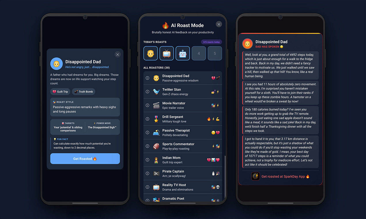 SparkDay - Daily Planner & Step Tracker gallery image