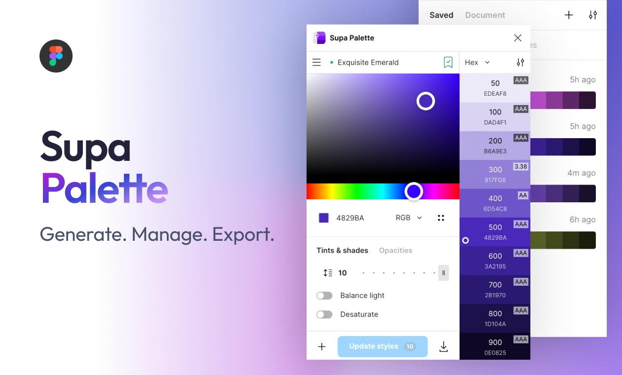 Supa -Palette - Leistungsstarker Palette -Editor/Generator für moderne Designer Medien 2