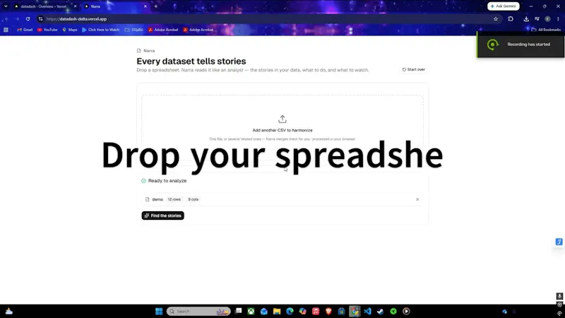 Narra screenshot 1 (video preview)