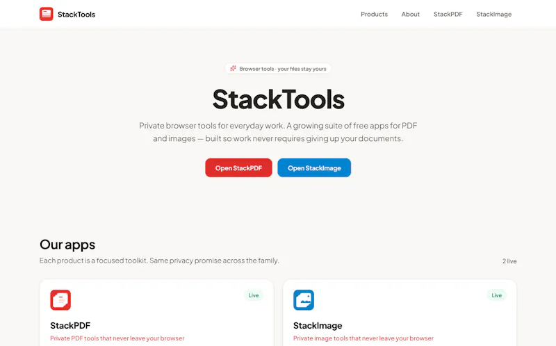 StackTools screenshot 1