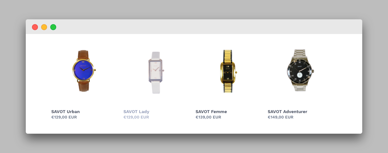 SAVOT Watches gallery image