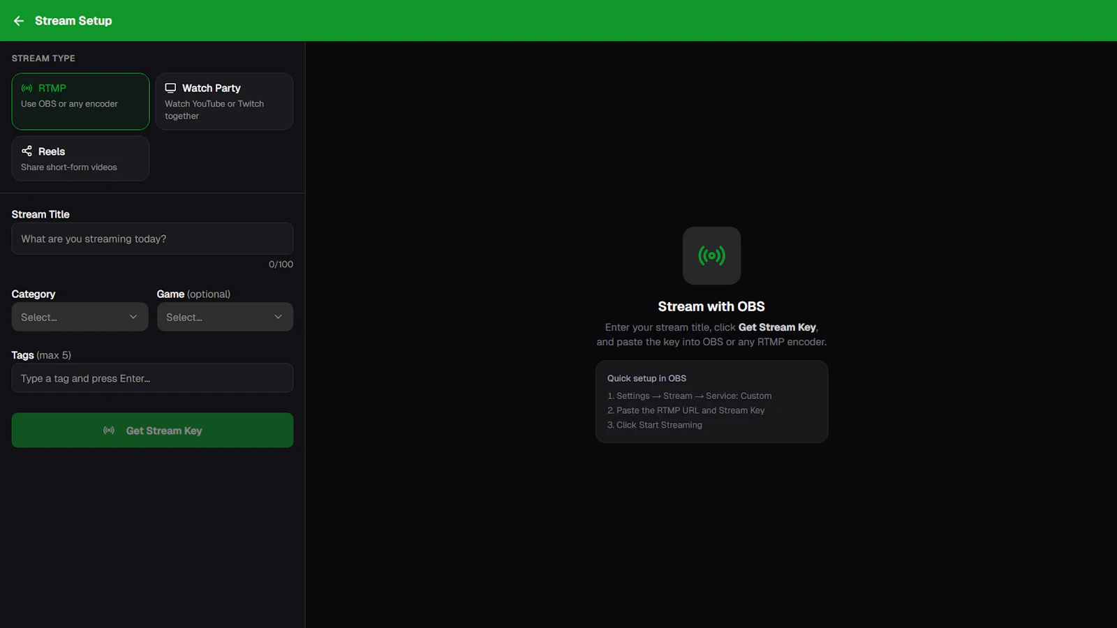 Streamd — Live Streaming screenshot 1