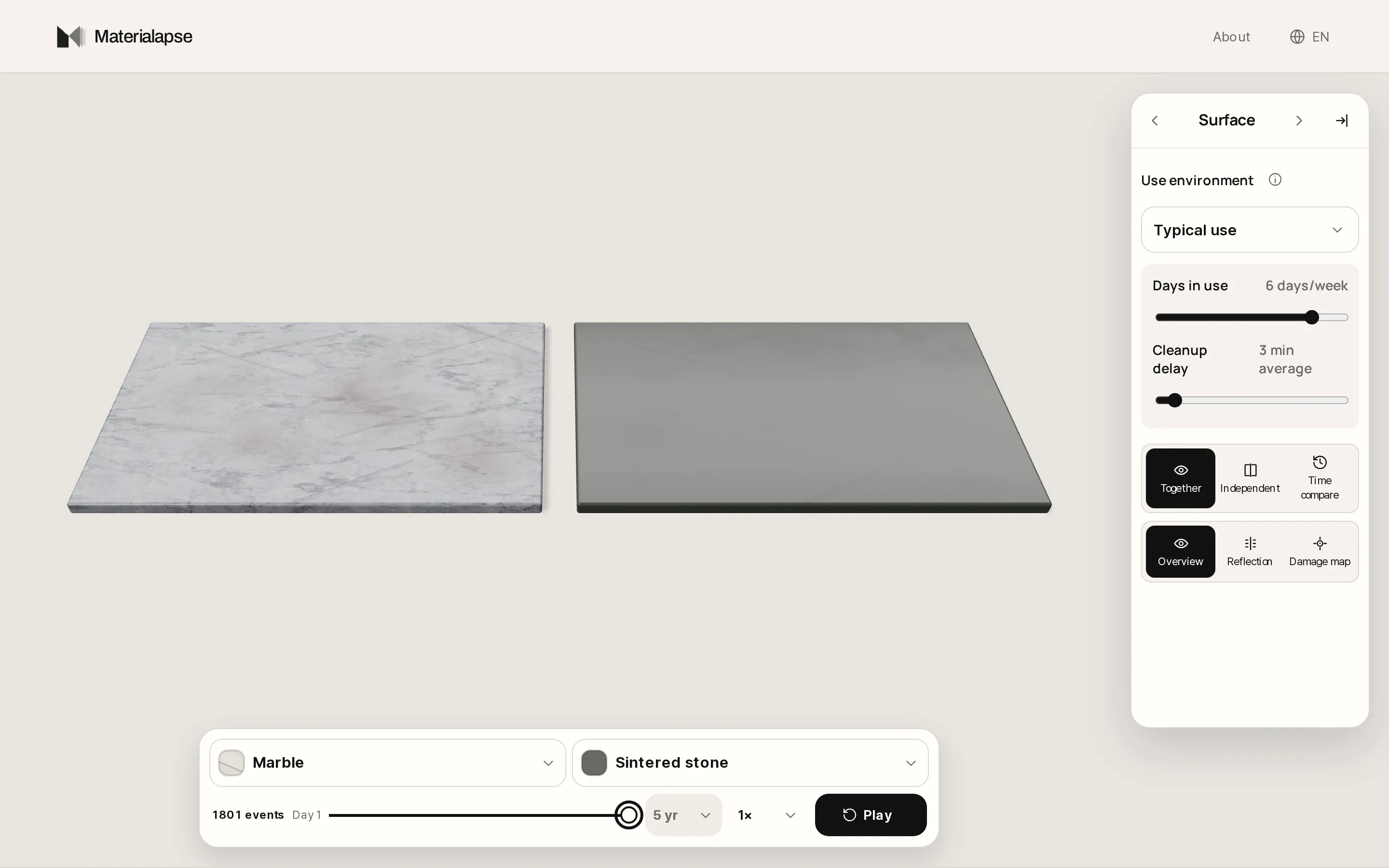 Materialapse gallery image