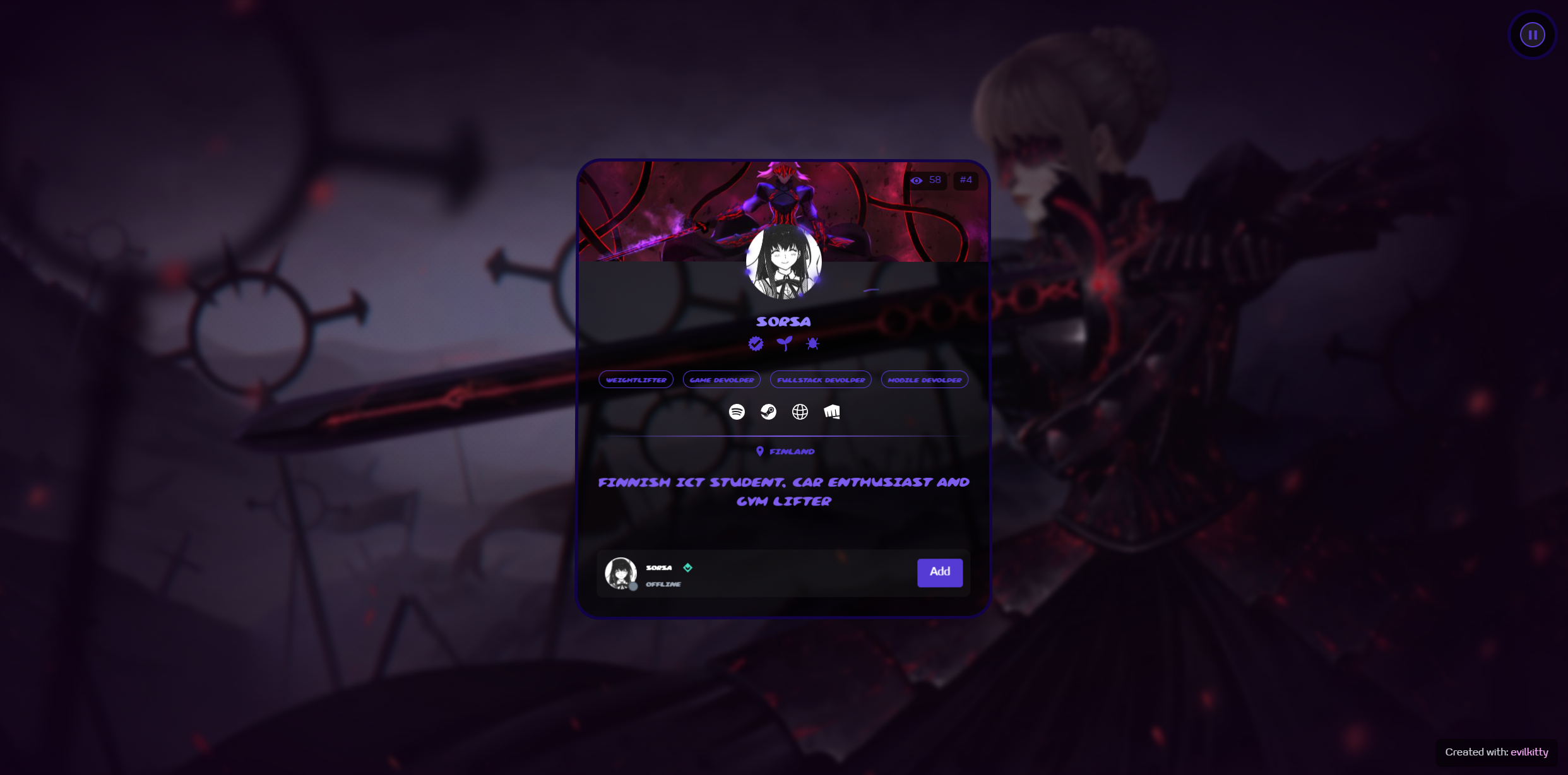 evilkitty - Screenshot 4 showing product features and functionality