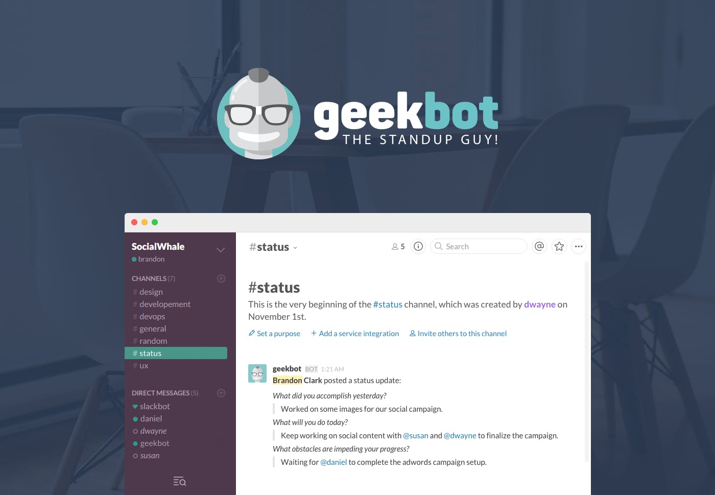 Geekbot media 1