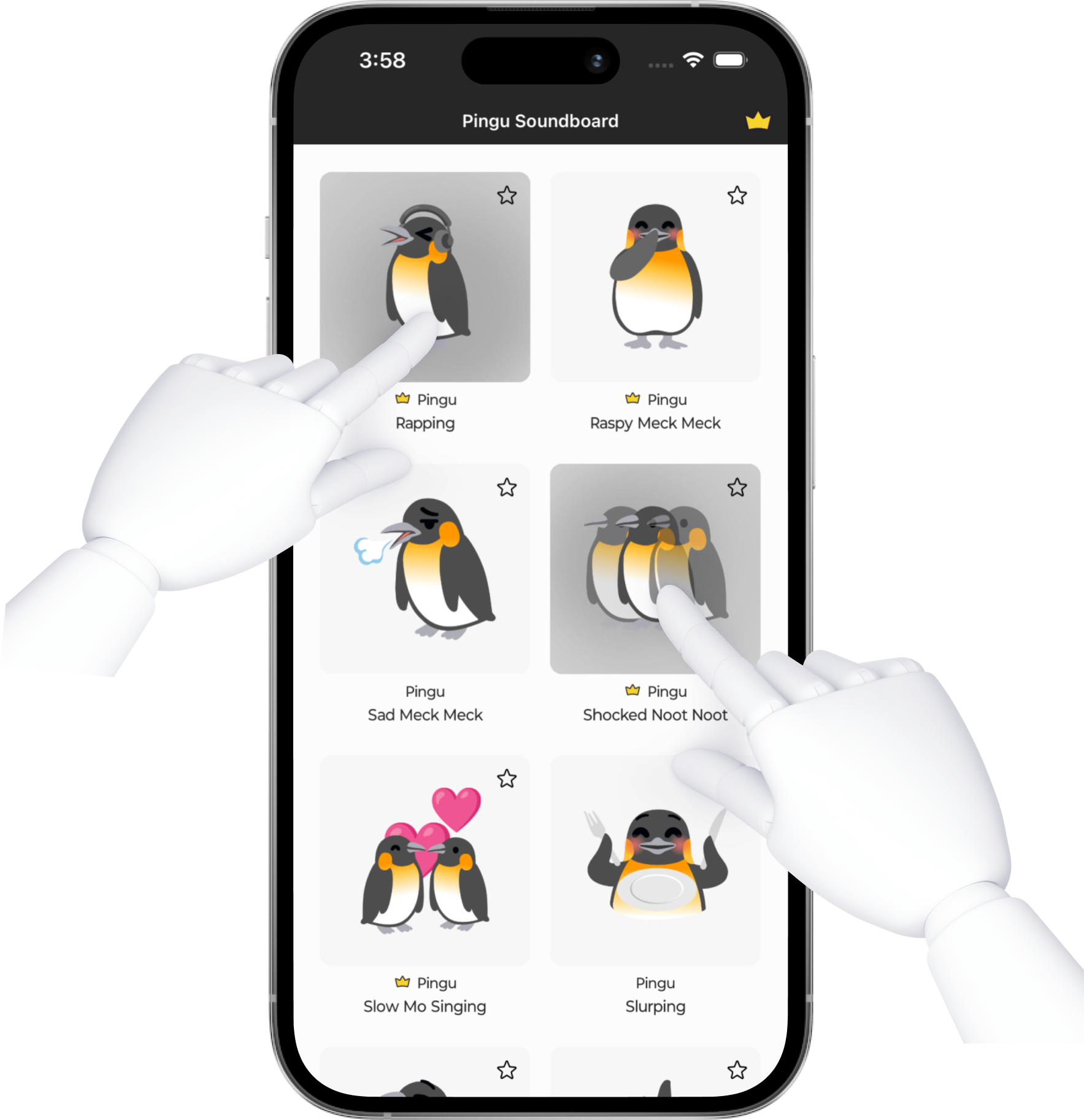 Pinguing Soundboard media 2