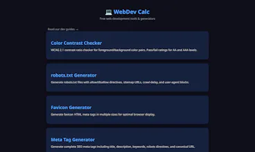 WebDevCalc gallery image