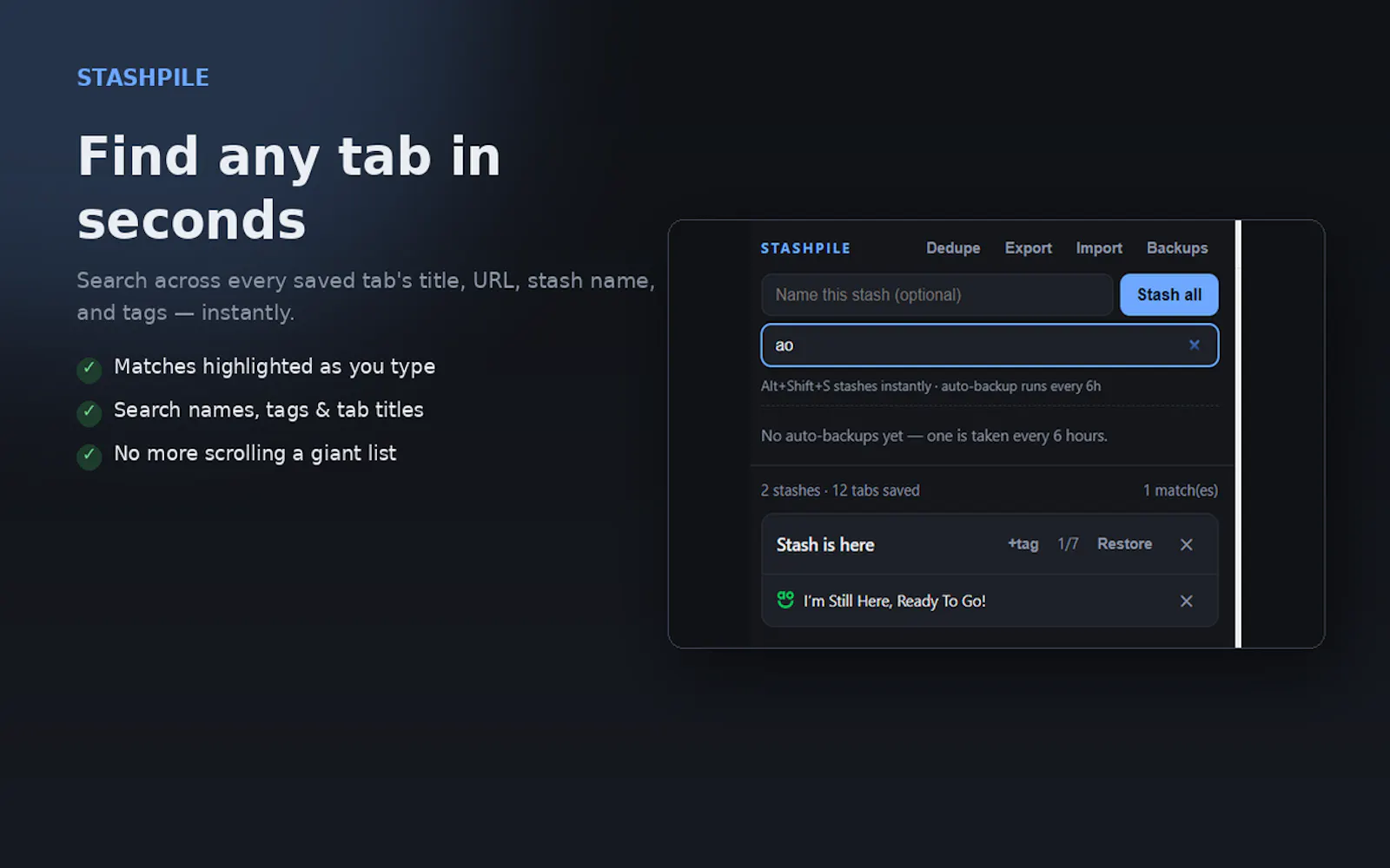 StashPile screenshot 2