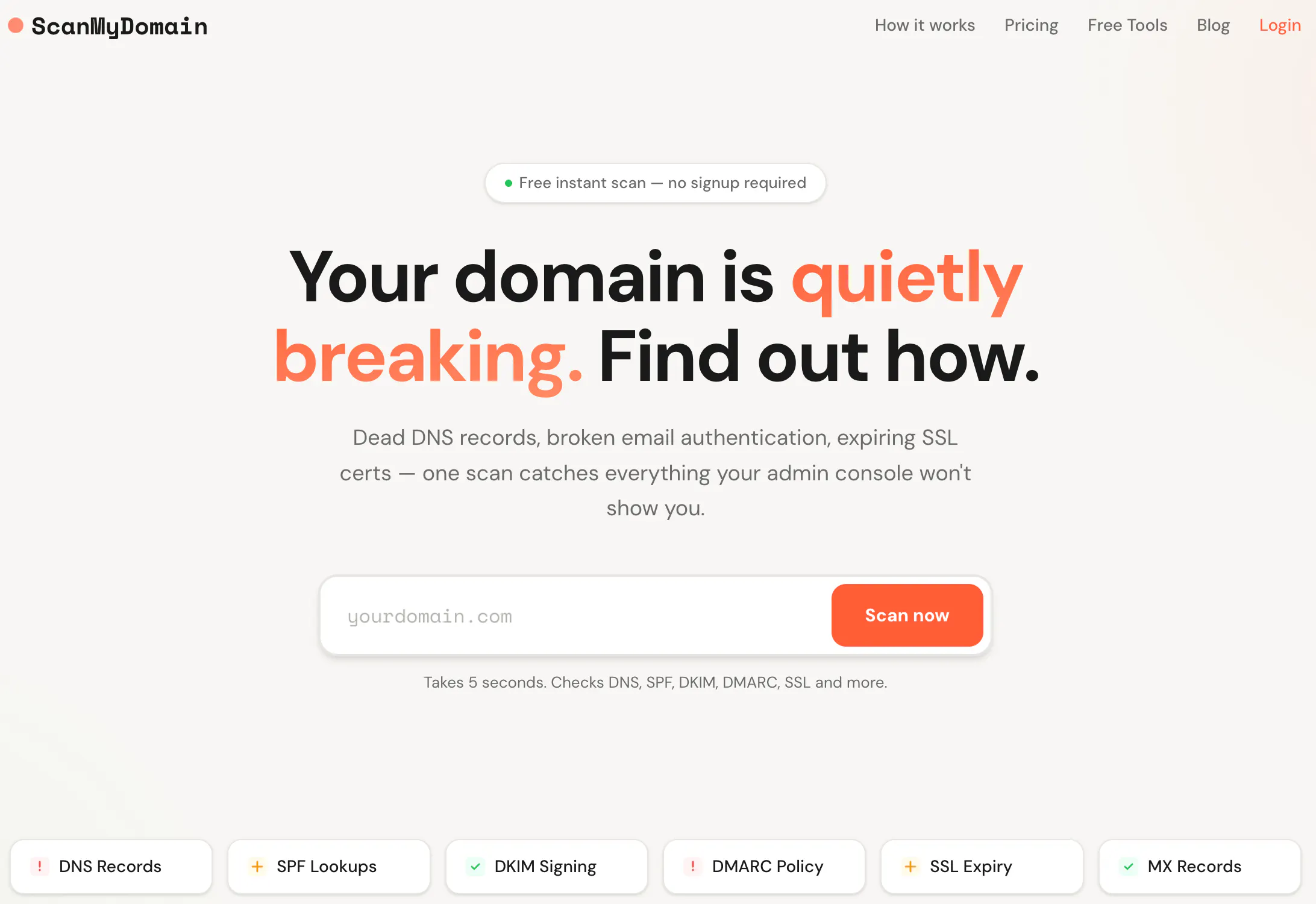 Banner del producto ScanMyDomain