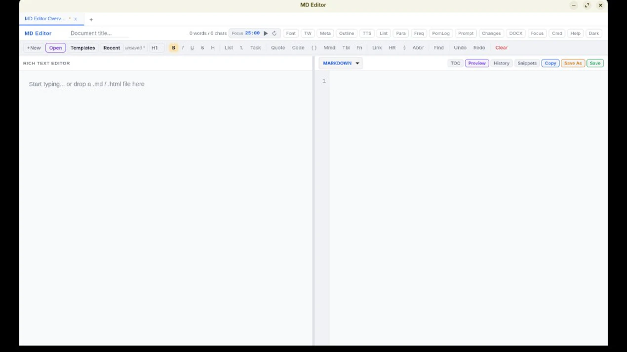 MD Editor product