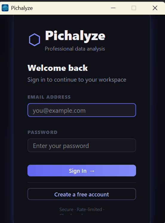 Pichalyze — Data Analysis Tool  gallery image