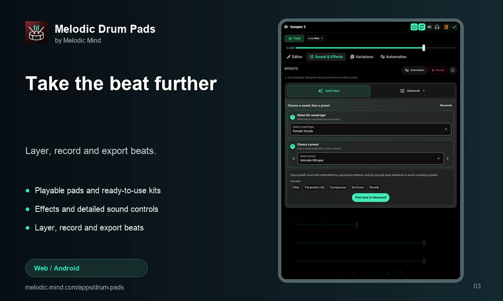 Melodic Drum Pads screenshot 3