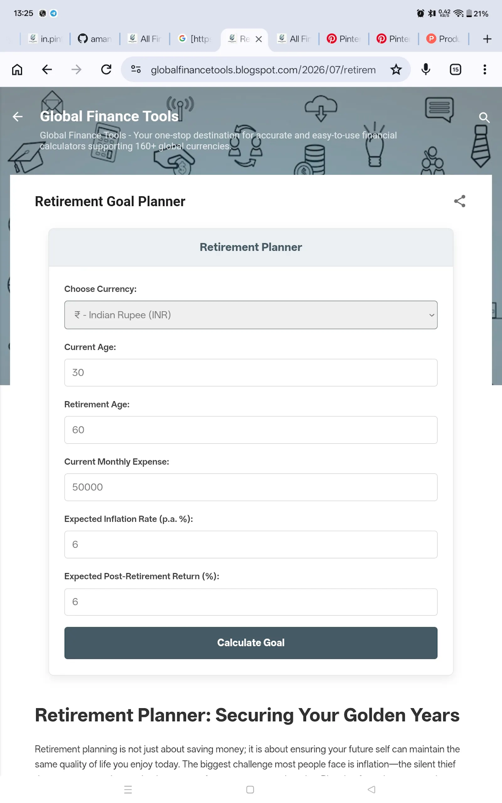Global Finance Tools  screenshot 3
