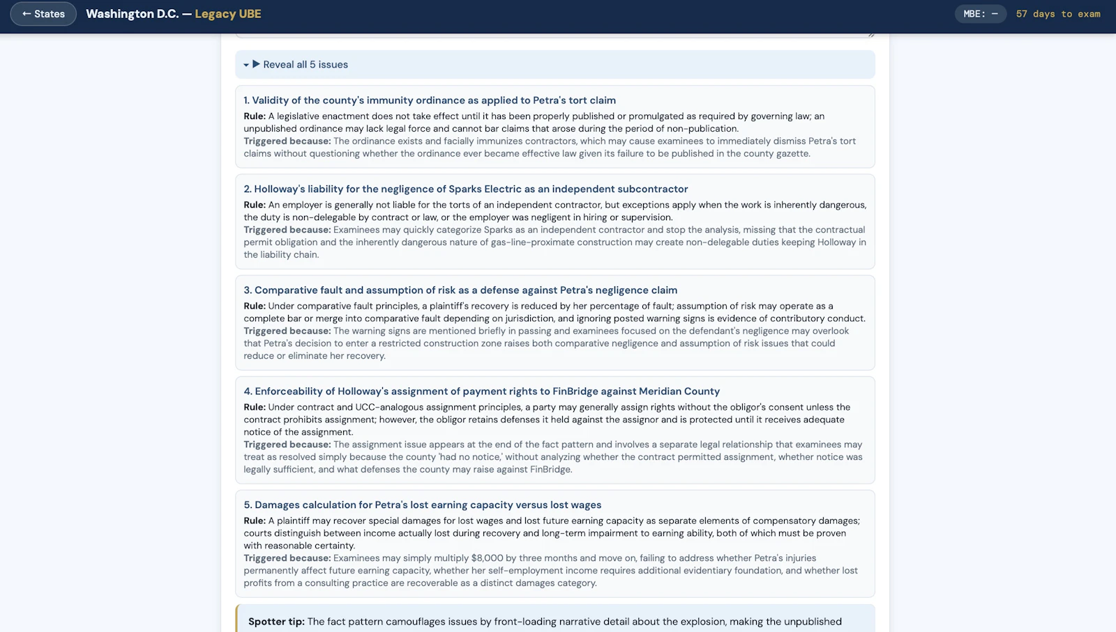 Free Multistate Bar Prep  screenshot 4
