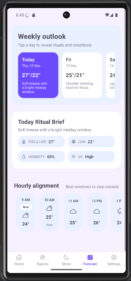 Minimal Moon Weather gallery image