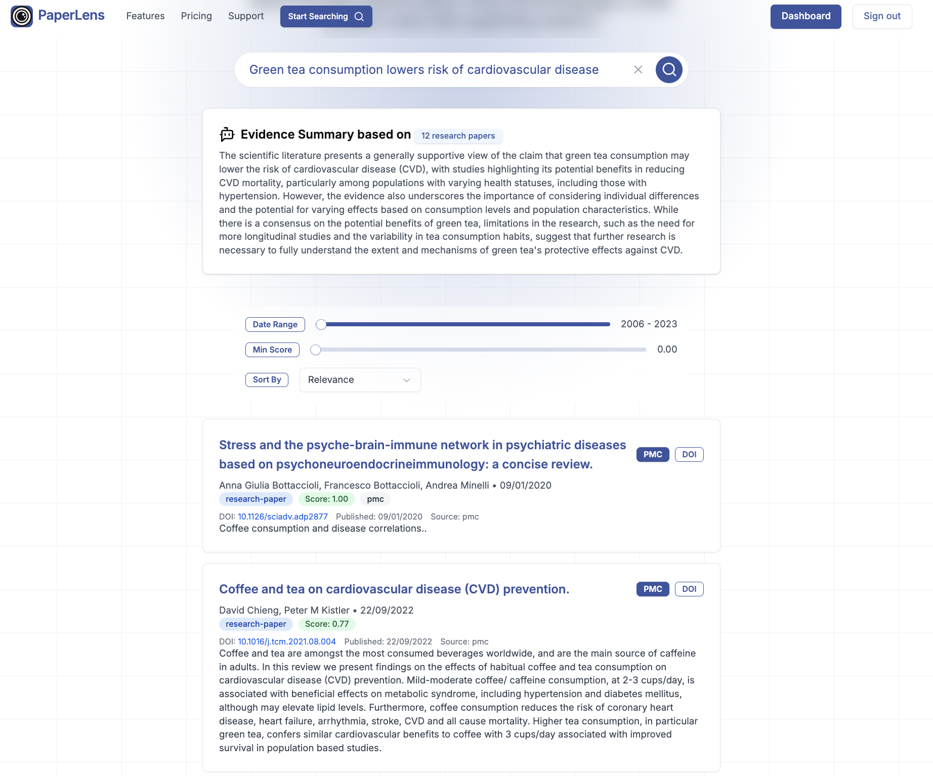 Paperlens - Il tuo obiettivo alimentato dall'intelligenza artificiale nel mondo dei documenti di ricerca media 2