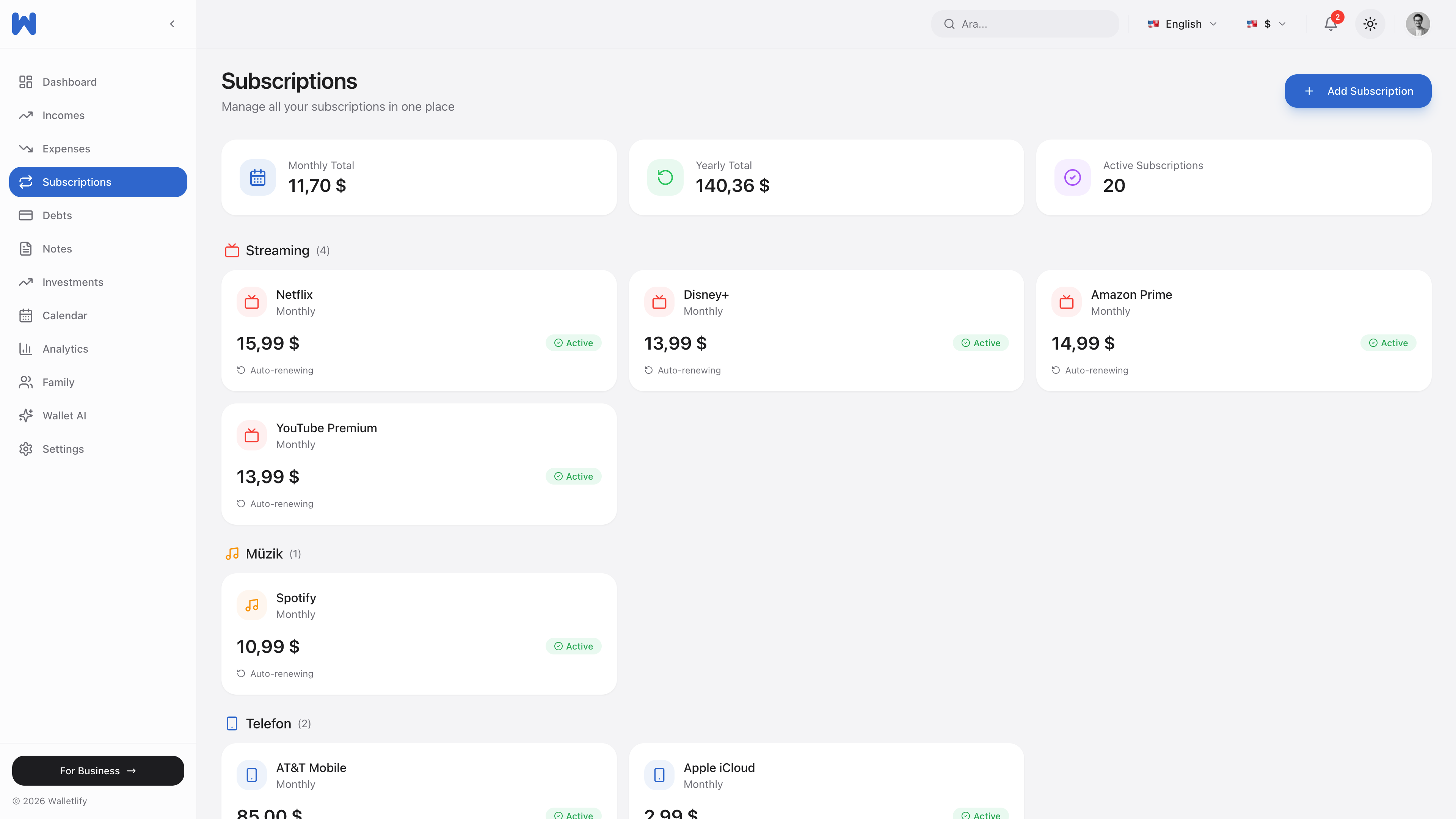 Walletlify - Screenshot 4 showing product features and functionality