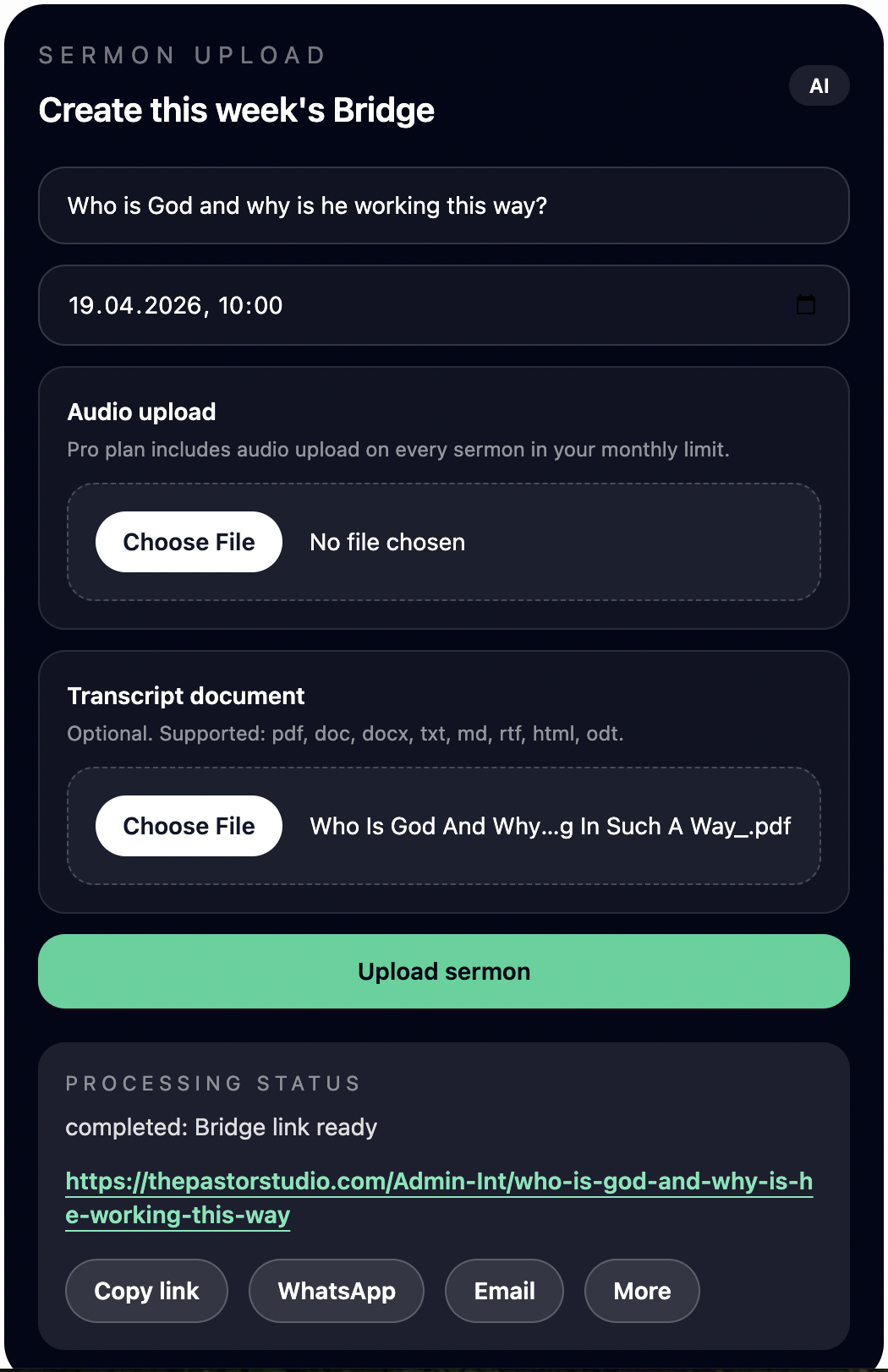 Pastor Studio gallery image