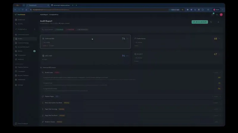 TrustGrowth screenshot 1 (video preview)