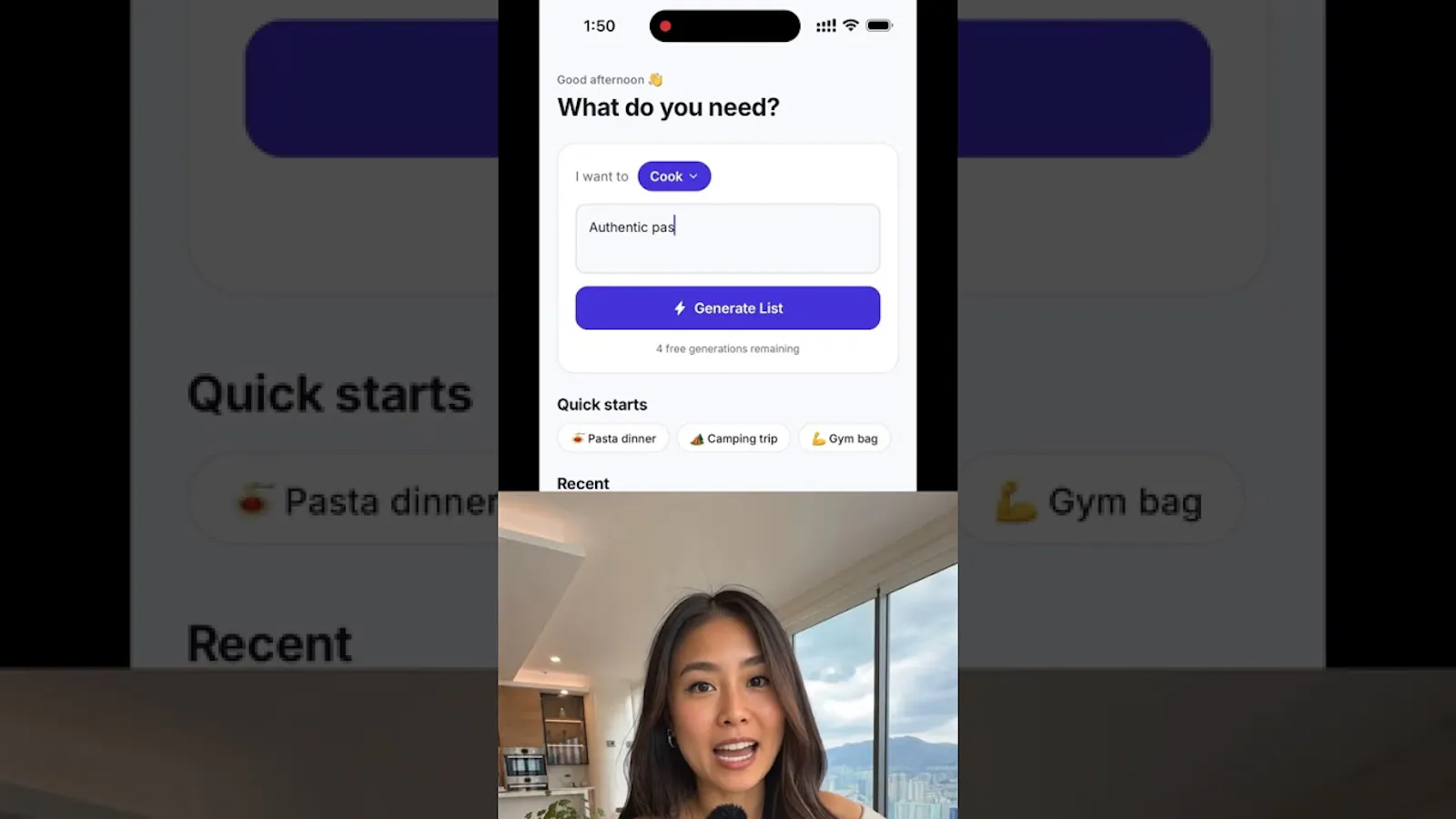 Genie List - AI checklists screenshot 1 (video preview)