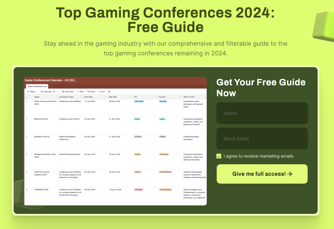 Top -Gaming -Konferenzen in H2 2024: kostenlos Medien 3