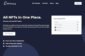 NFTiming | NFT Calendar & User Voting gallery image